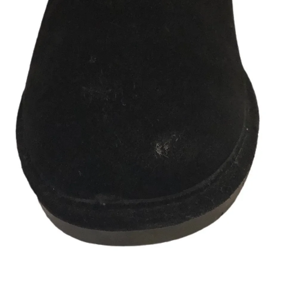 BearPaw Marissa Black Suede Short Boot Sz 8 - Picture 6 of 9